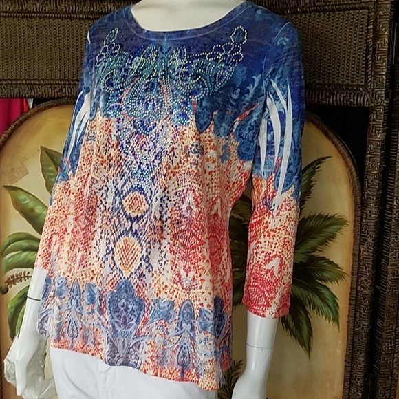 Reba Tops - NWOT Reba Bling top